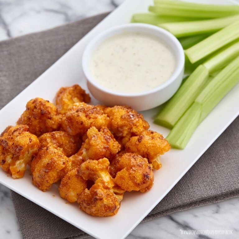 Skinny Buffalo Cauliflower Wings Recipe