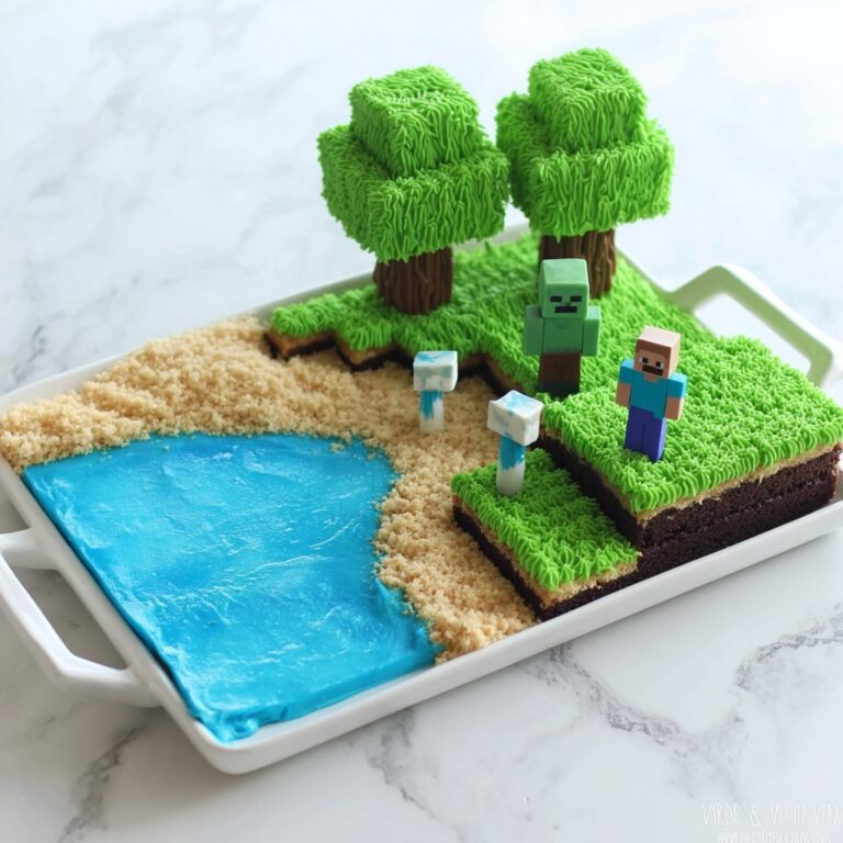 Minecraft Cake Recipe