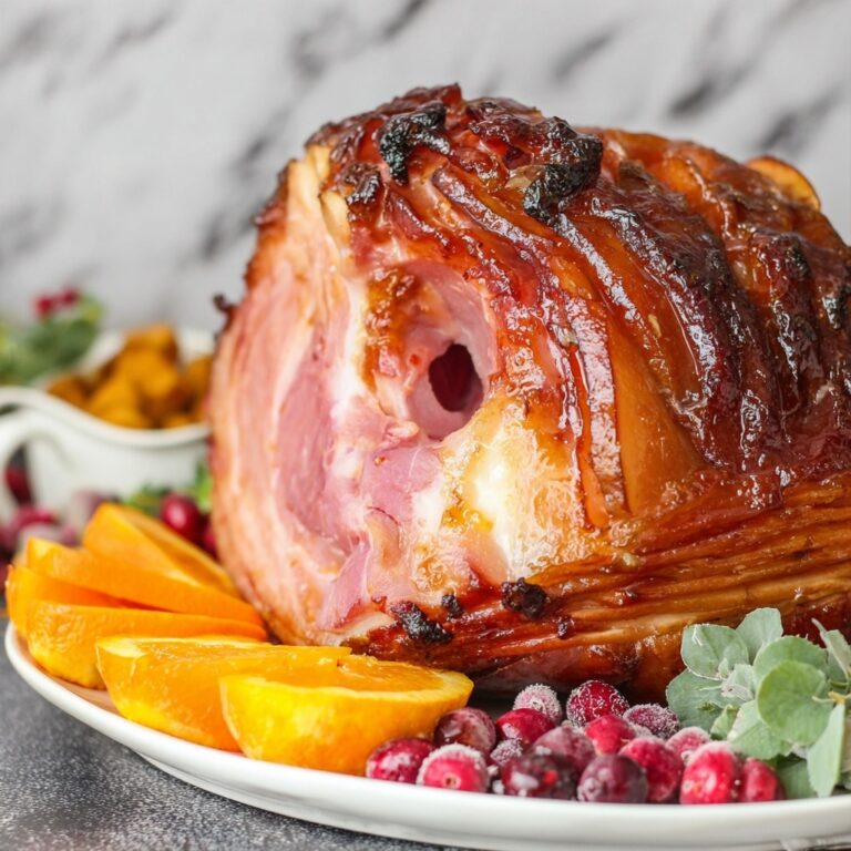 Orange Glazed Spiral Ham Recipe