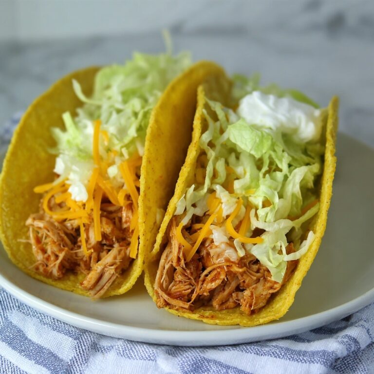 Slow Cooker Ranch Chicken Tacos Recipe