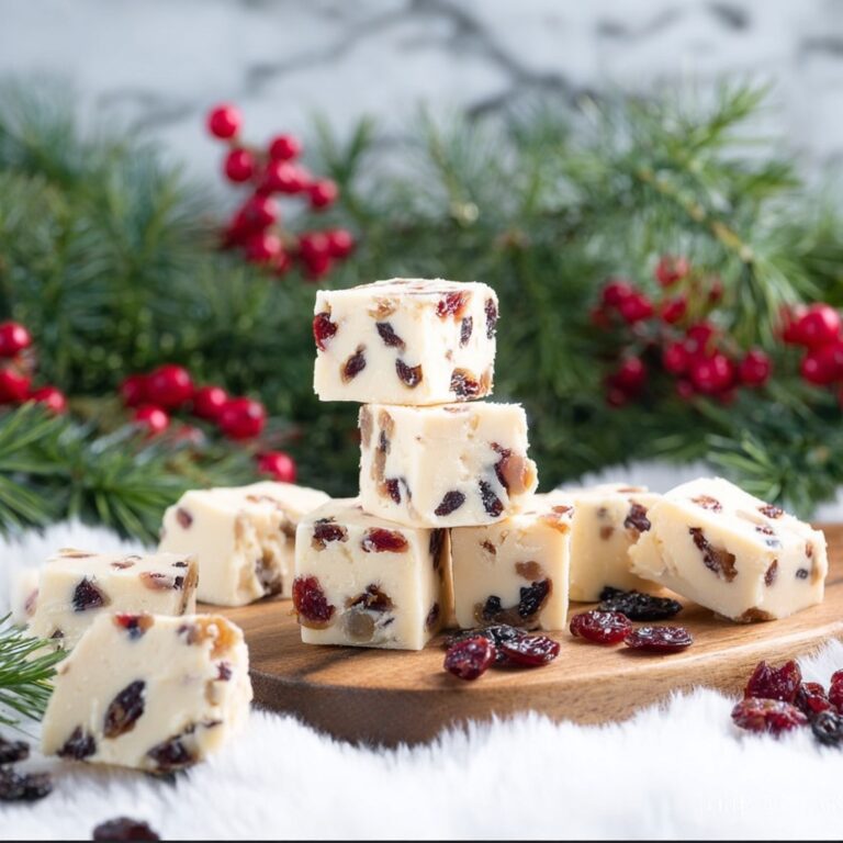 White Chocolate Cranberry Fudge Recipe