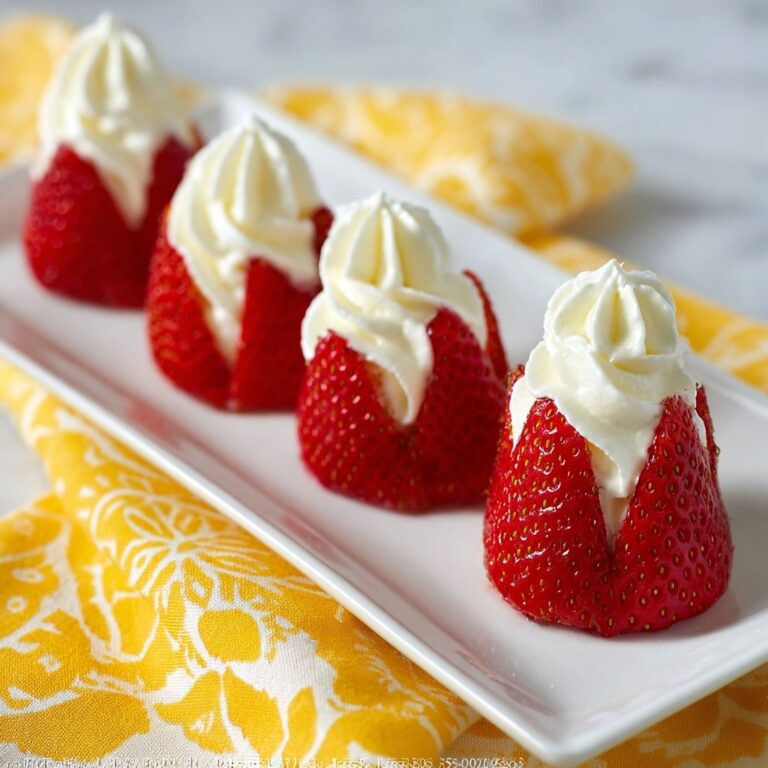 Cheesecake Stuffed Strawberries Recipe