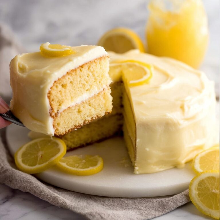 Vanilla Chiffon Cake with Lemon Curd Recipe