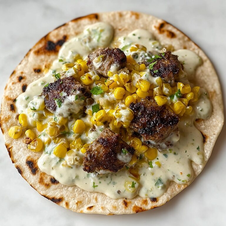 Juicy Street Corn Smash Burger Tacos: A Flavor Explosion! Recipe