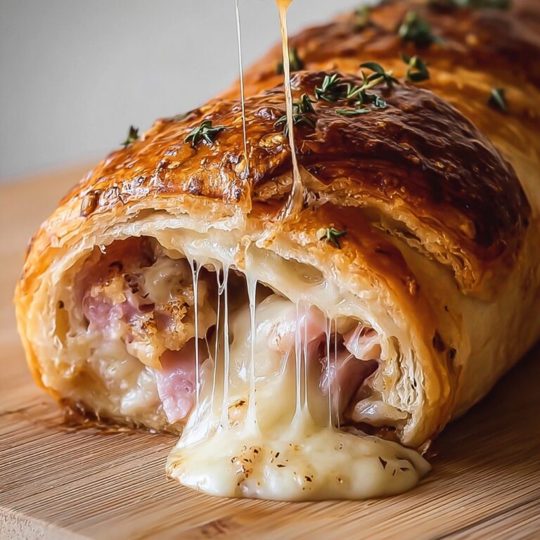 Irresistibly Easy Chicken Cordon Bleu Stromboli Recipe