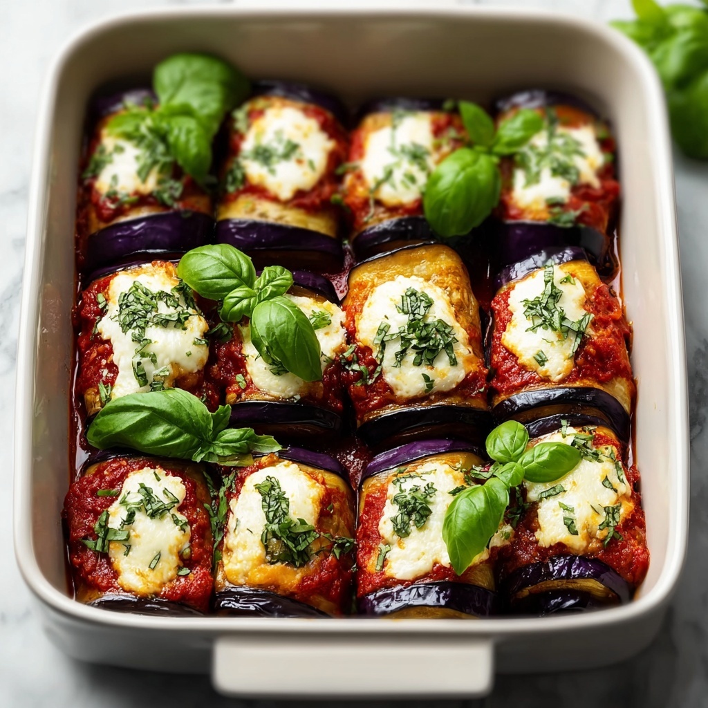 Creamy Ricotta Eggplant Roll-Ups That Wow Every Bite Recipe - Recipe Image