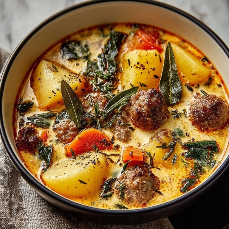 Hearty and Delicious Creamy Italian Sausage Potato Soup Recipe