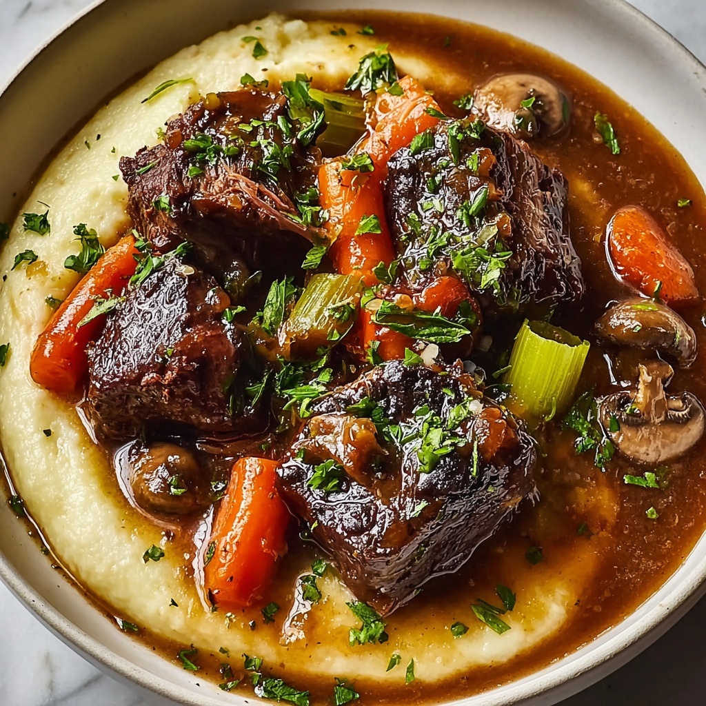 Tender Oven-Braised Beef with Mushrooms for Cozy Nights Recipe - Recipe Image