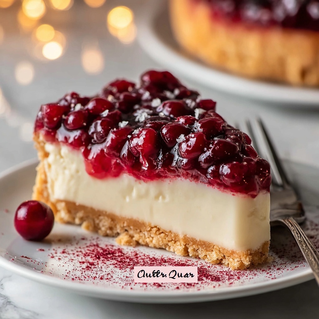 Irresistibly Tart & Creamy Cranberry Custard Pie Delight Recipe - Recipe Image