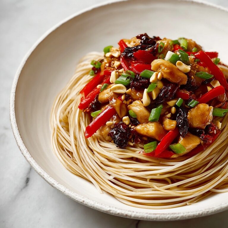 Kung Pao Chicken Noodles Recipe