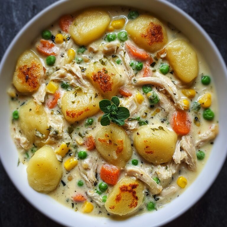 One Pot Gnocchi Chicken Pot Pie Recipe