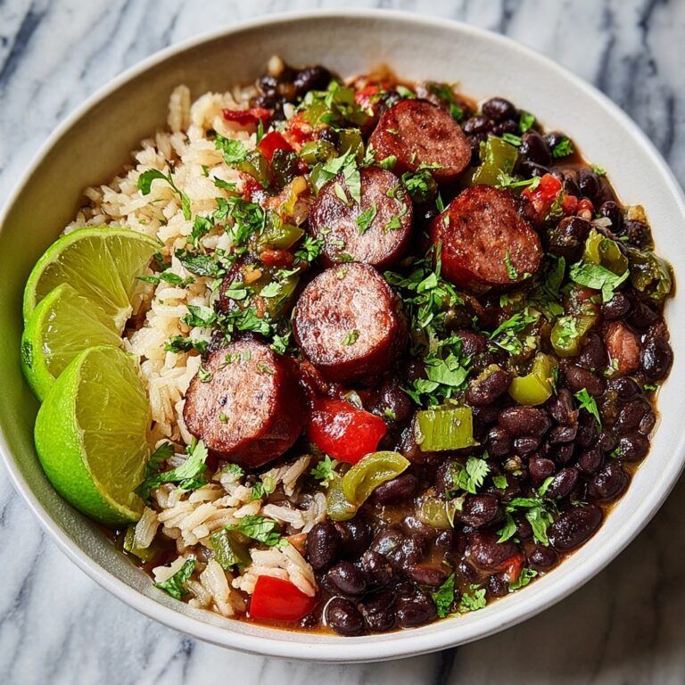 Black Beans and Rice with Sausage Recipe