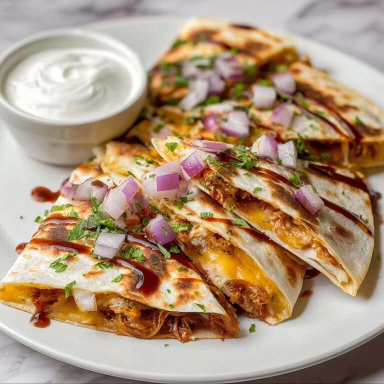 Hot Honey BBQ Chicken Quesadillas Recipe