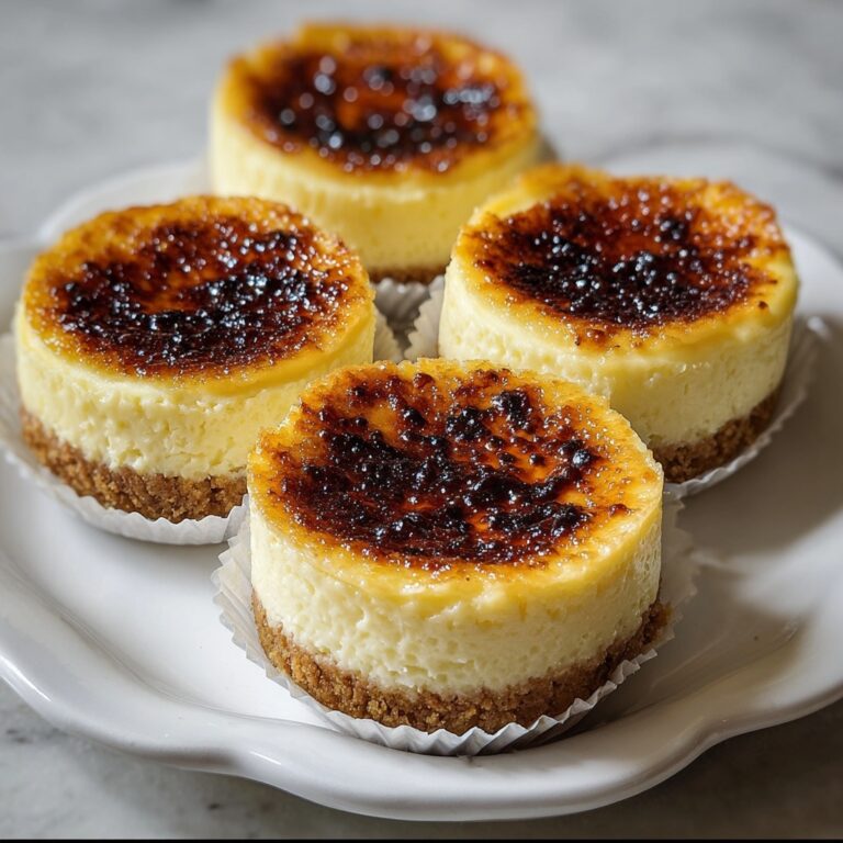 Vanilla Bean Crème Brûlée Cheesecake Cupcakes Recipe
