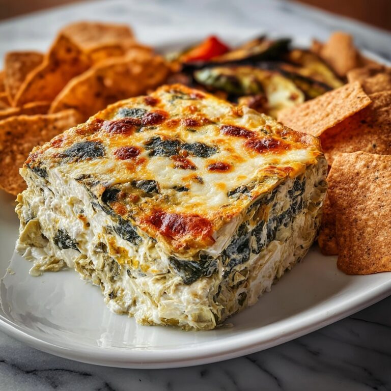 Creamy Baked Spinach Artichoke Dip Recipe