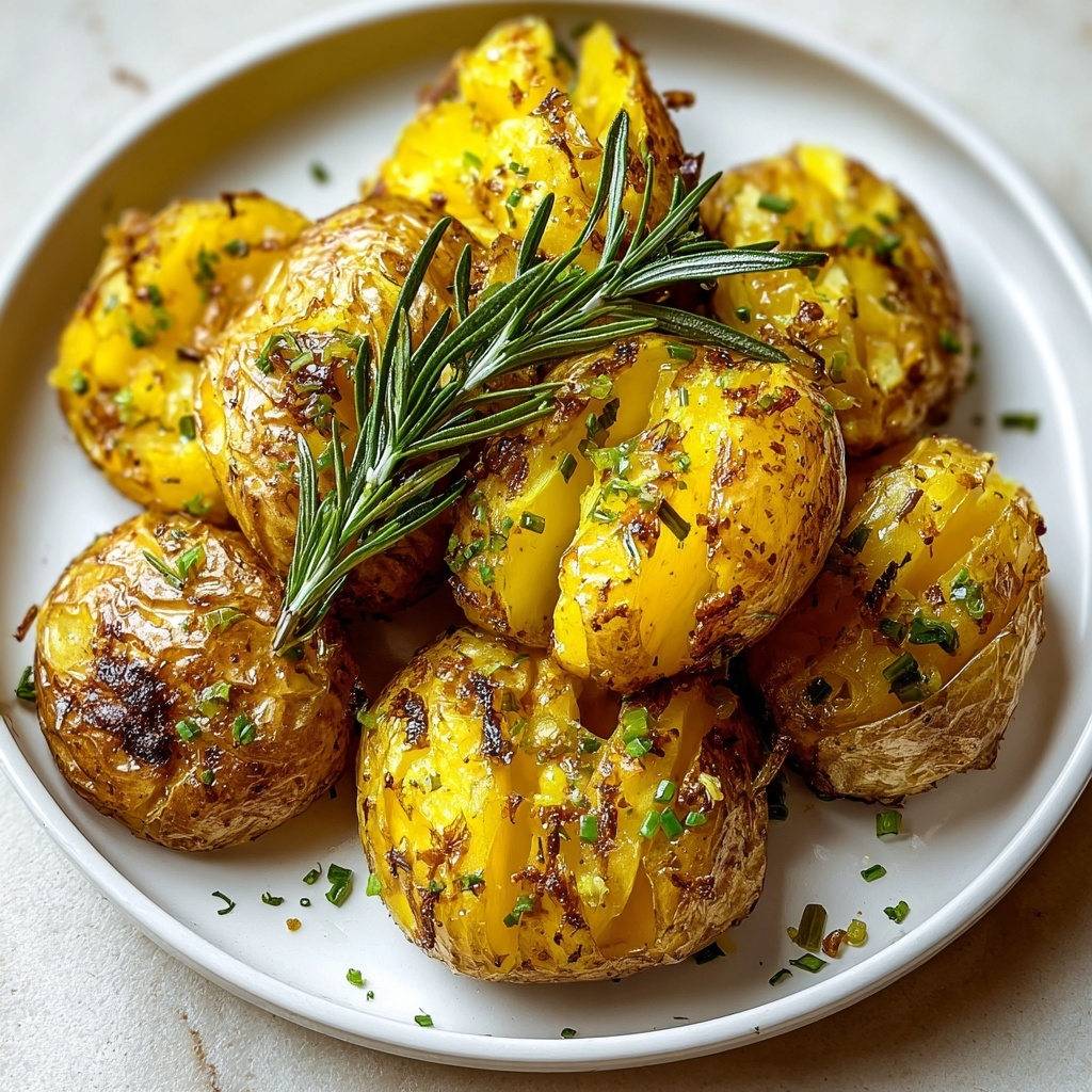 Honey Butter Smashed Potatoes Recipe - Recipe Image