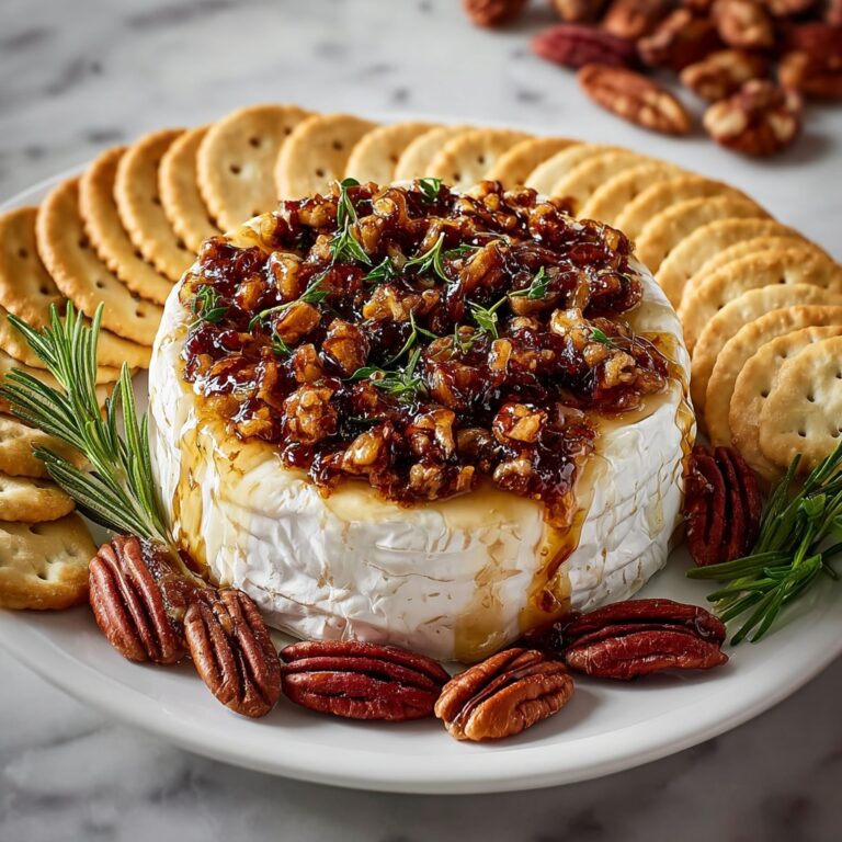 Baked Brie with Fig Jam, Pecans, and Puff Pastry Recipe