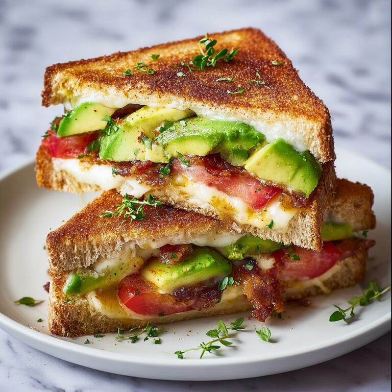 Avocado Bacon Grilled Cheese Sandwich Recipe