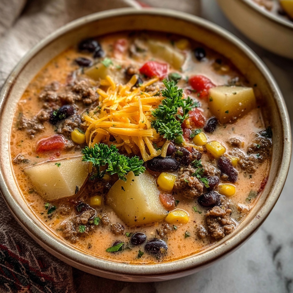 Hearty Creamy Cowboy Soup Recipe - Recipe Image