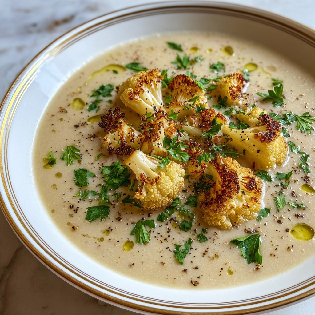 Roasted Cauliflower Soup Recipe - Recipe Image