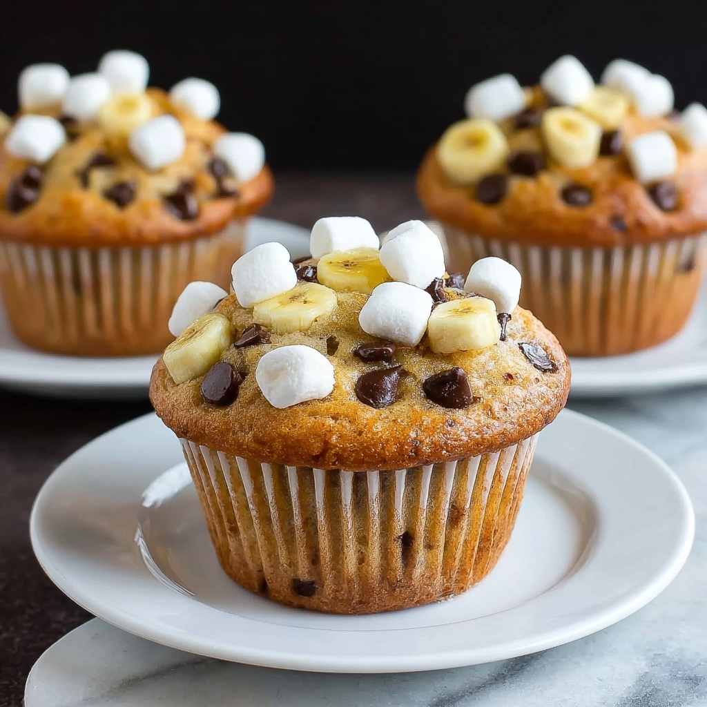 Banana S’mores Muffins Recipe - Recipe Image