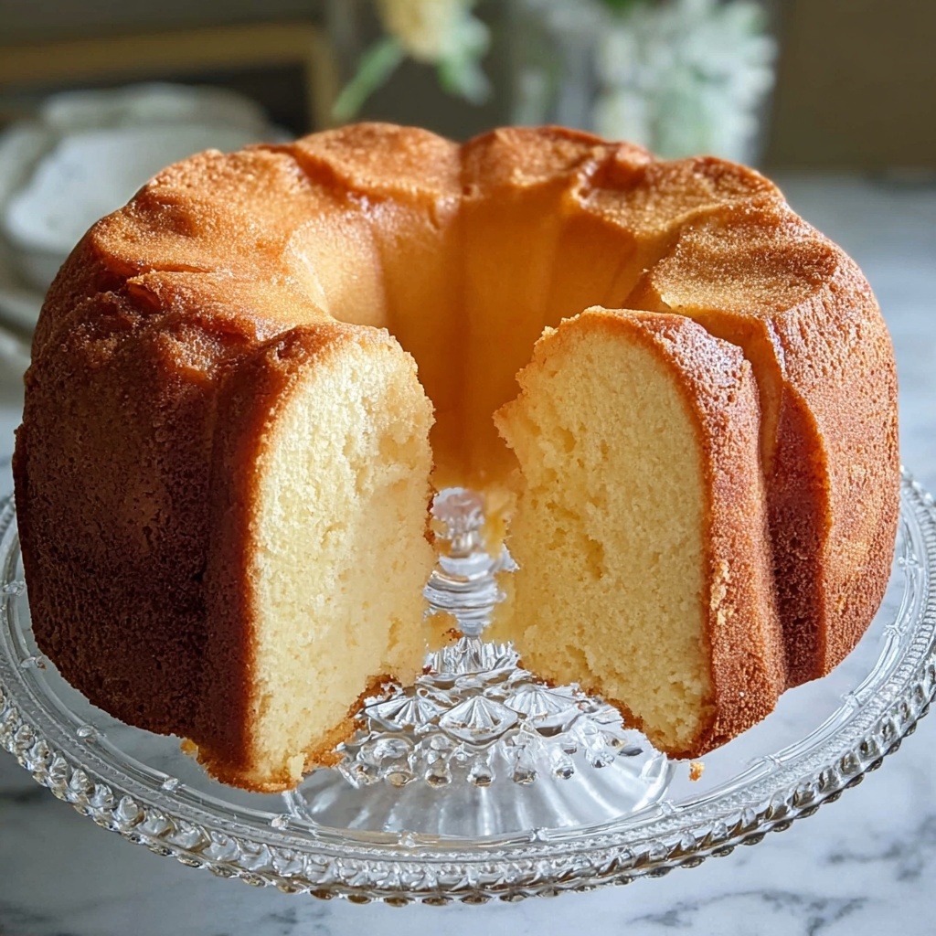 Million Dollar Pound Cake Recipe - Recipe Image