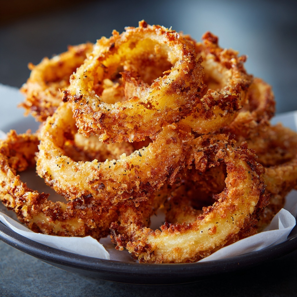 So So Crispy Fried Onion Rings Recipe - Recipe Image