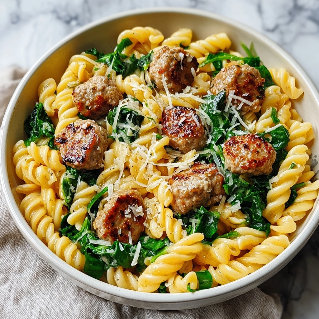 Creamy Chicken Sausage Orzo Recipe - Recipe Image