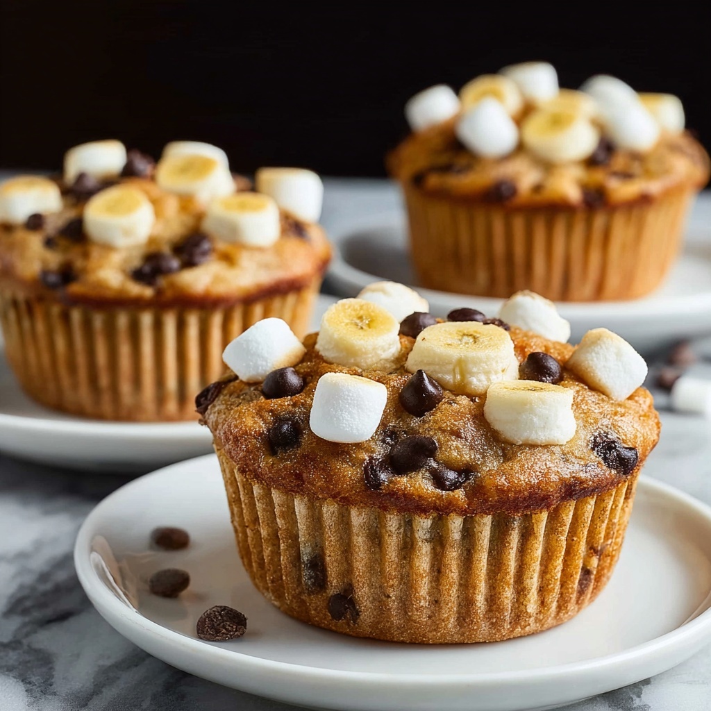 Banana S’mores Muffins Recipe - Recipe Image