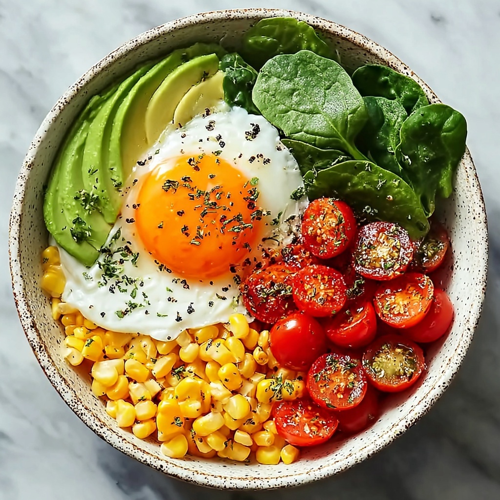 Avocado, Egg & Roasted Veggie Bowl Recipe - Recipe Image