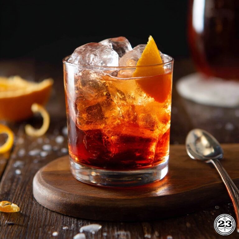 Bourbon Aperol Cocktail with Prosecco Recipe