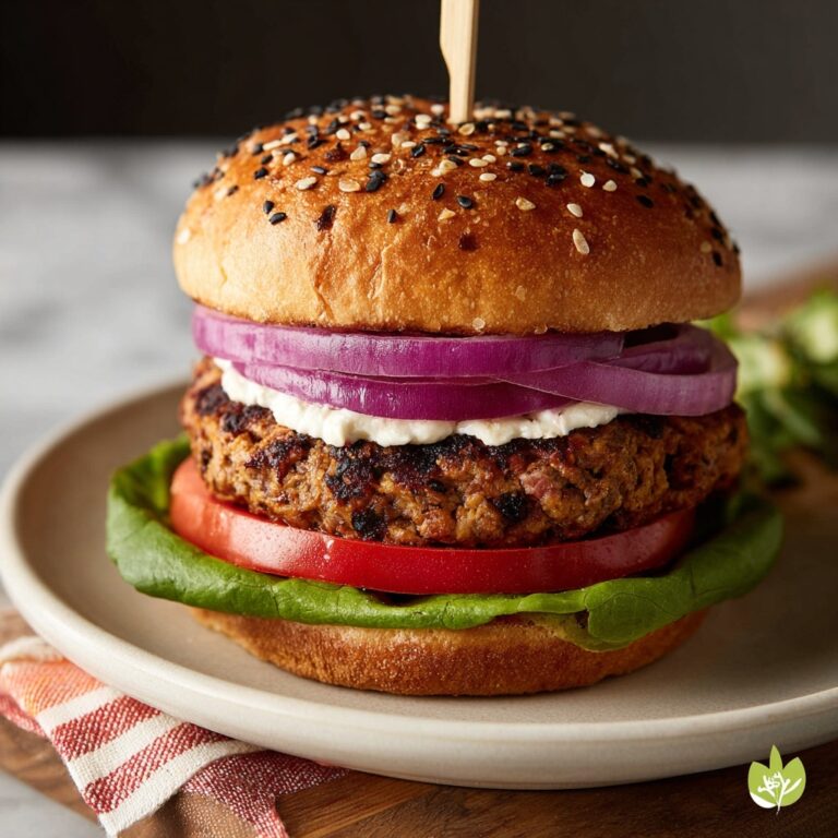 Turkey Burger with Goat Cheese and Sun-Dried Tomatoes Recipe