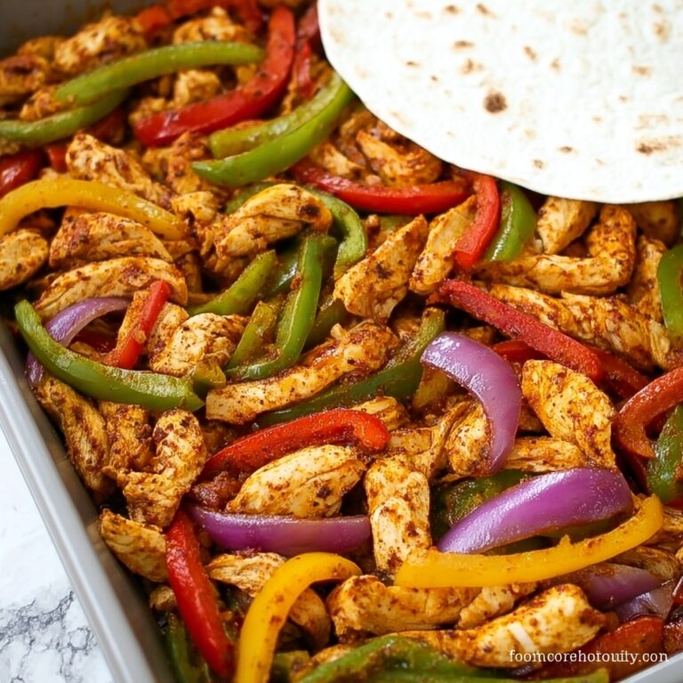 Sheet Pan Chicken Fajitas Recipe