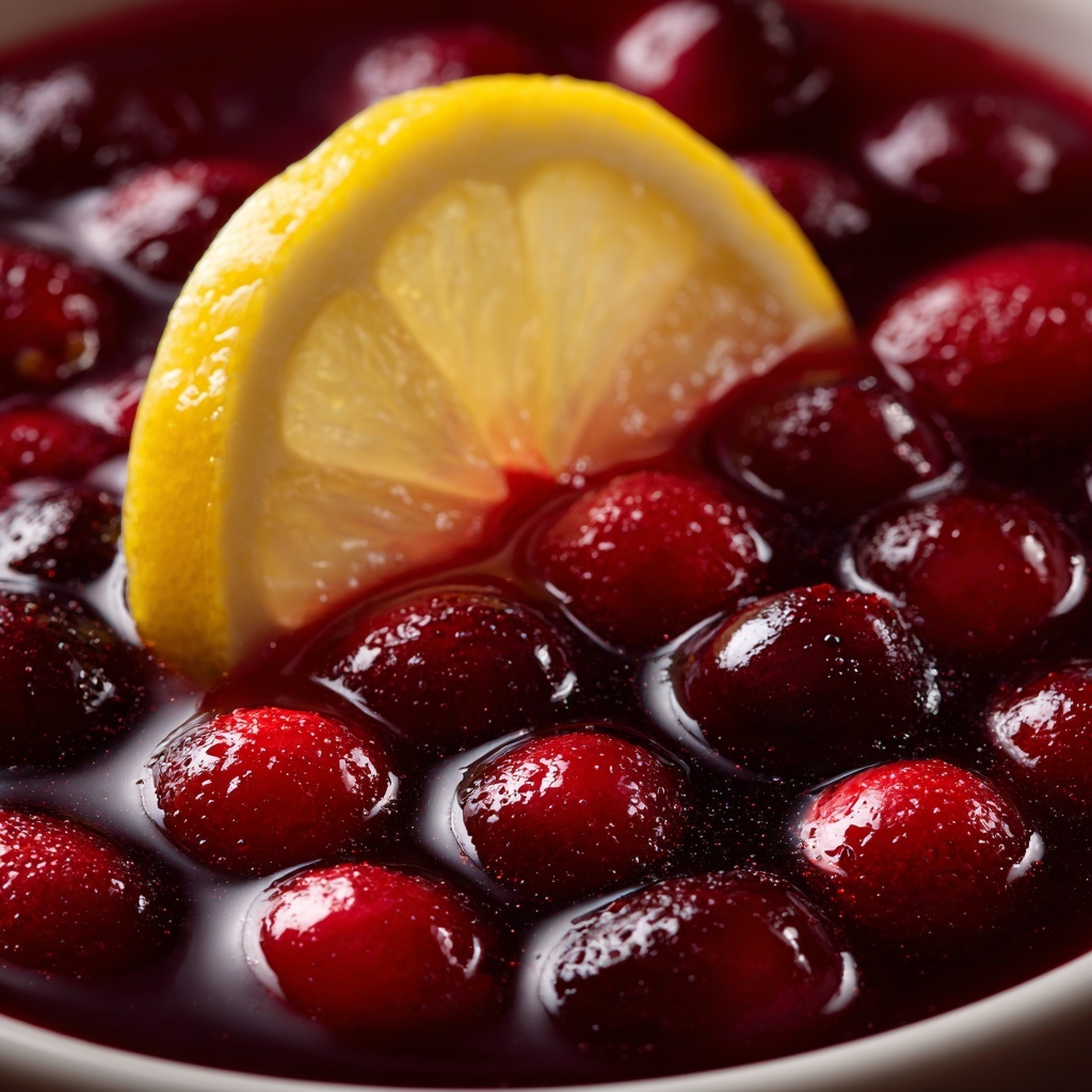 Lemon Kissed Cranberries Recipe - Recipe Image