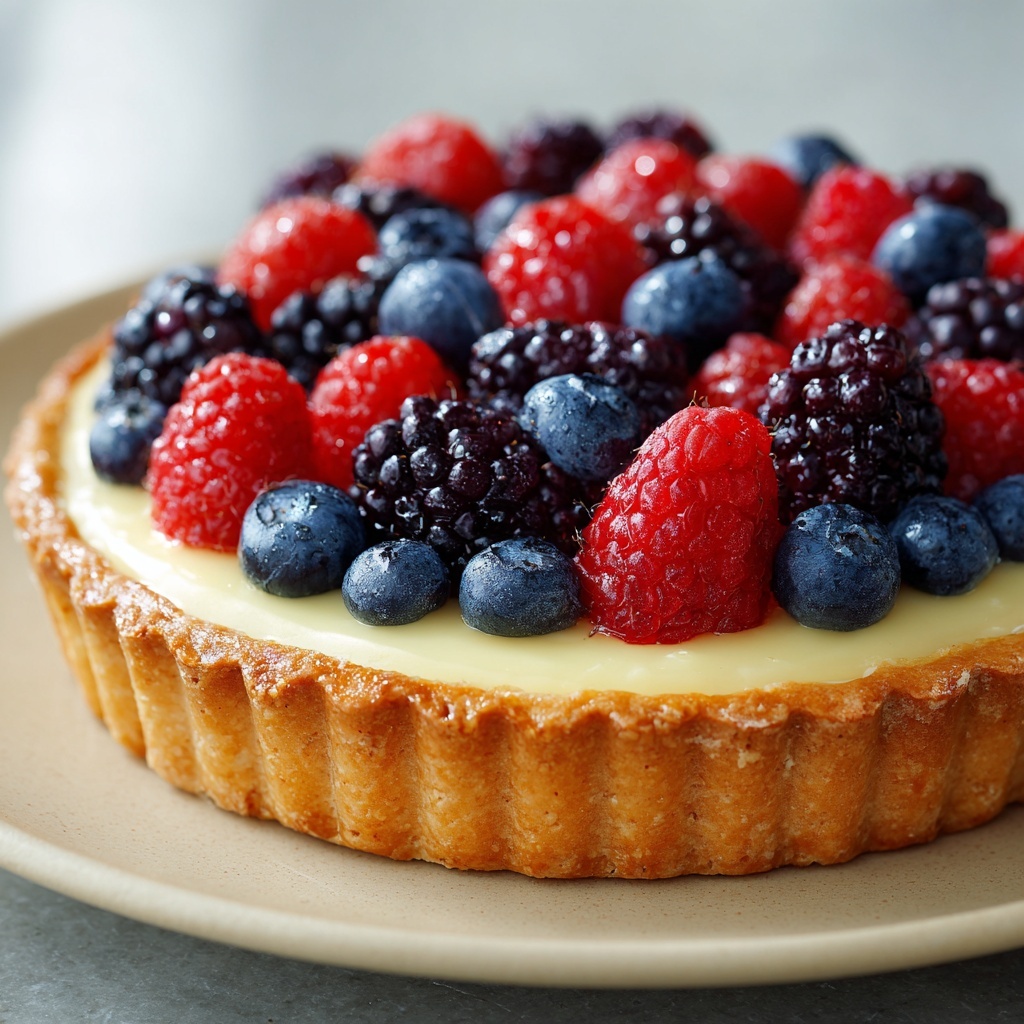 Lemon Berry Tart Recipe - Recipe Image