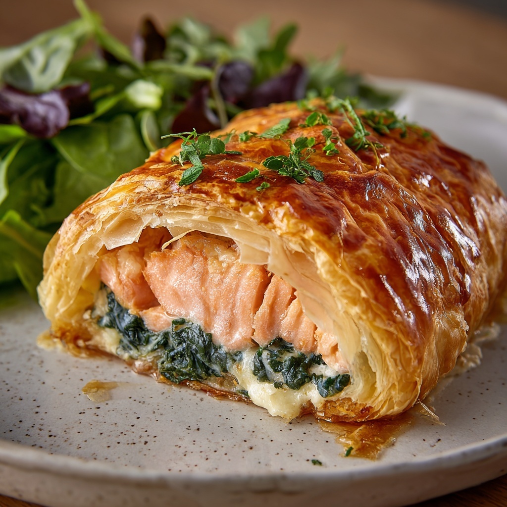 Easy Salmon Wellingtons for Perfect Dinner Recipe - Recipe Image