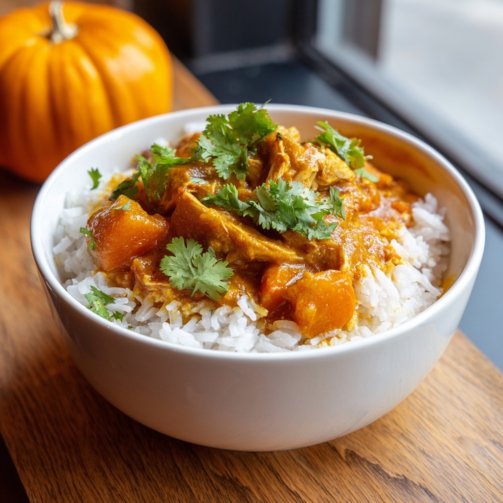 Chicken and Pumpkin Thai Curry Recipe - Recipe Image