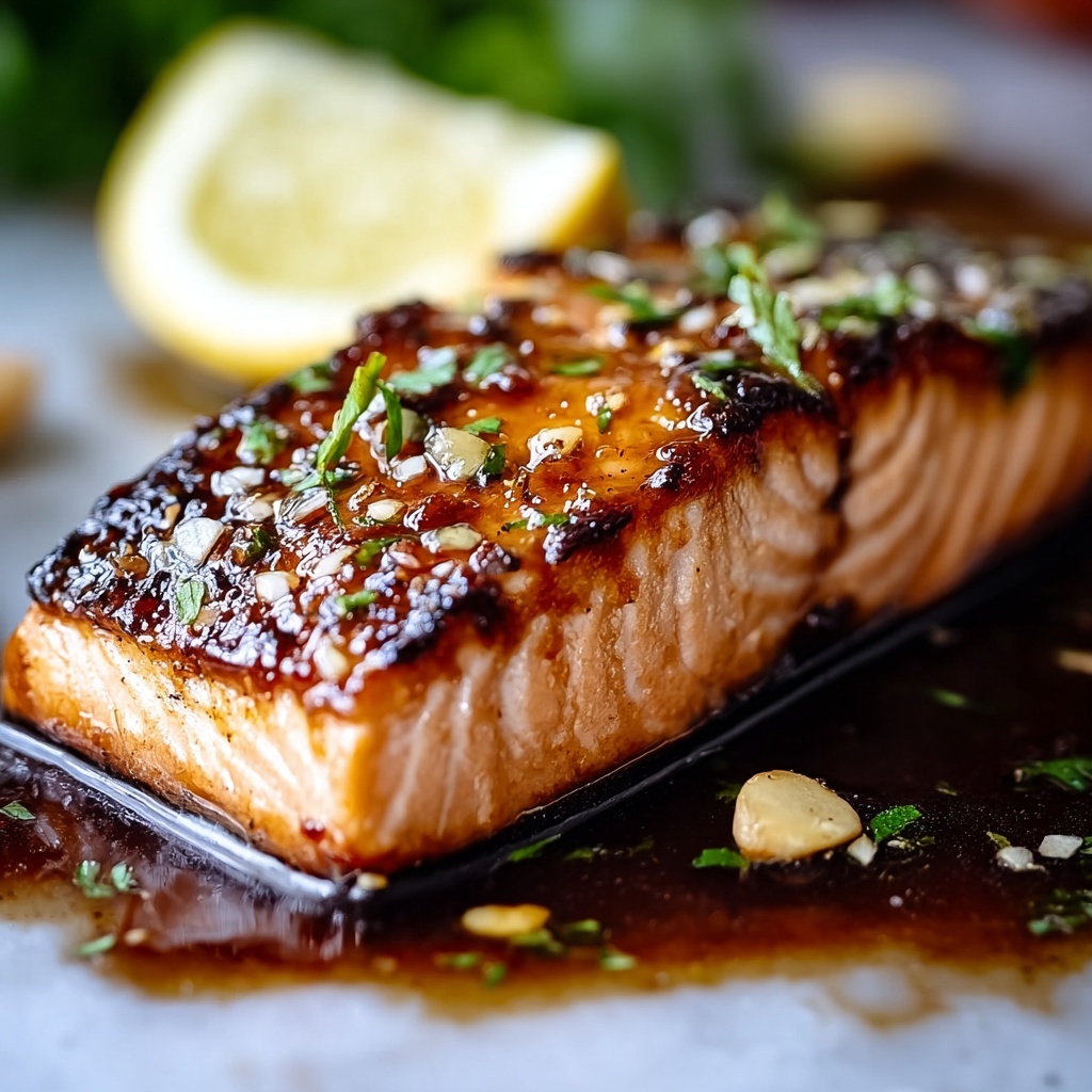 Crispy Honey Garlic Glazed Salmon Recipe - Recipe Image