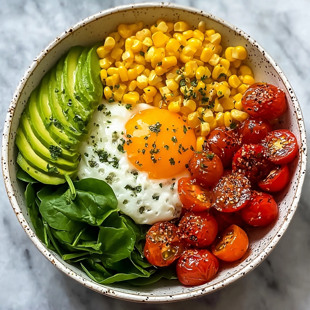 Avocado, Egg & Roasted Veggie Bowl Recipe - Recipe Image