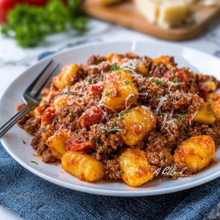 Gnocchi Bolognese Recipe