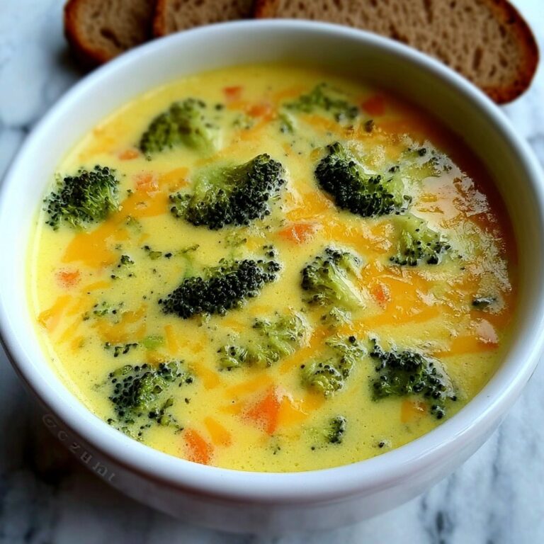 Creamy Slow Cooker Broccoli and Cheese Soup Recipe