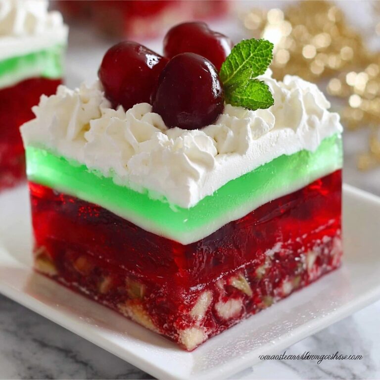 Easy Layered Christmas Jello Recipe