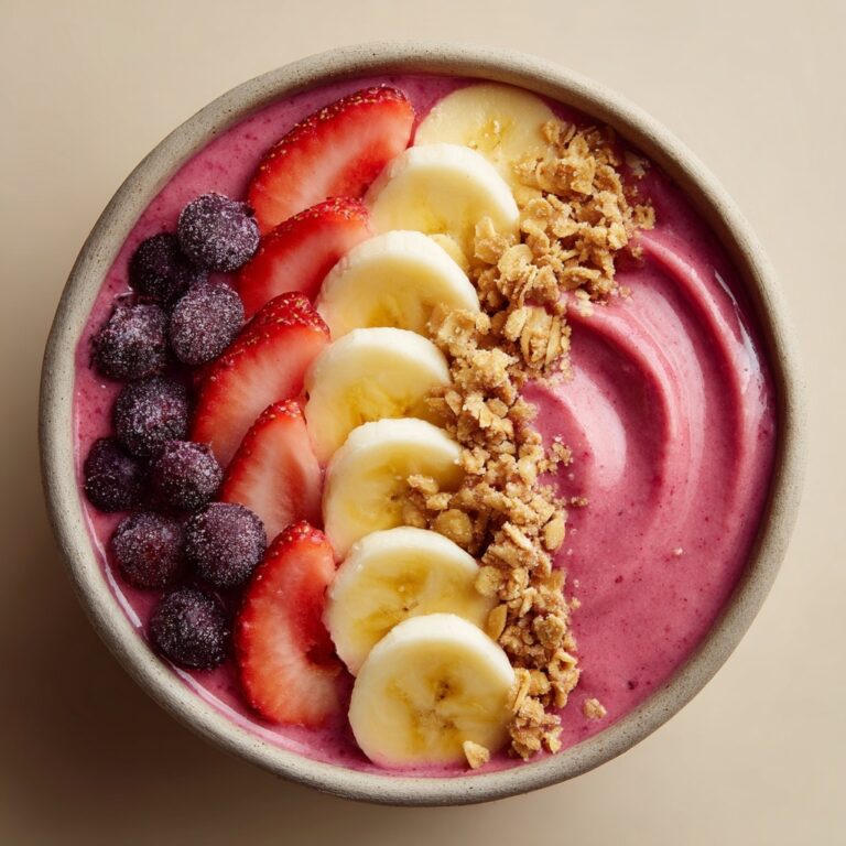 Strawberry Banana Smoothie Bowl Recipe