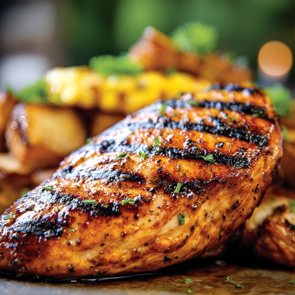 Marinated Grilled Chicken Recipe - Recipe Image