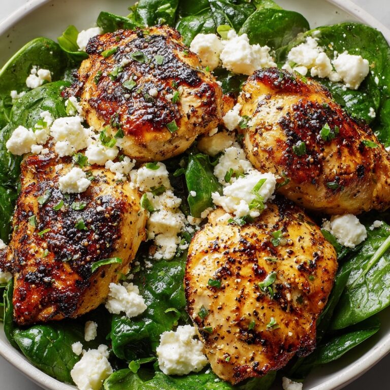 Easy Chicken Breast Stuffed with Feta and Spinach Recipe