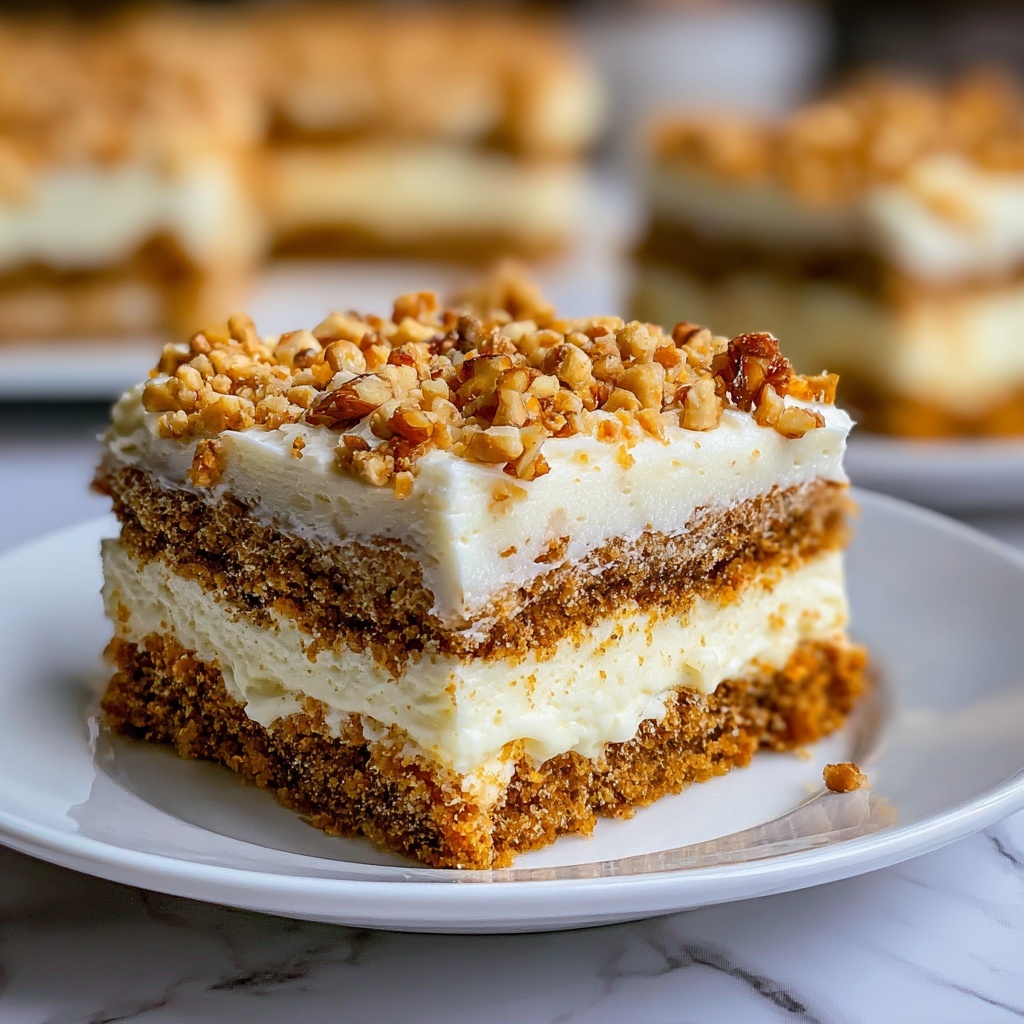 Carrot Cake Poke Cake Recipe - Recipe Image