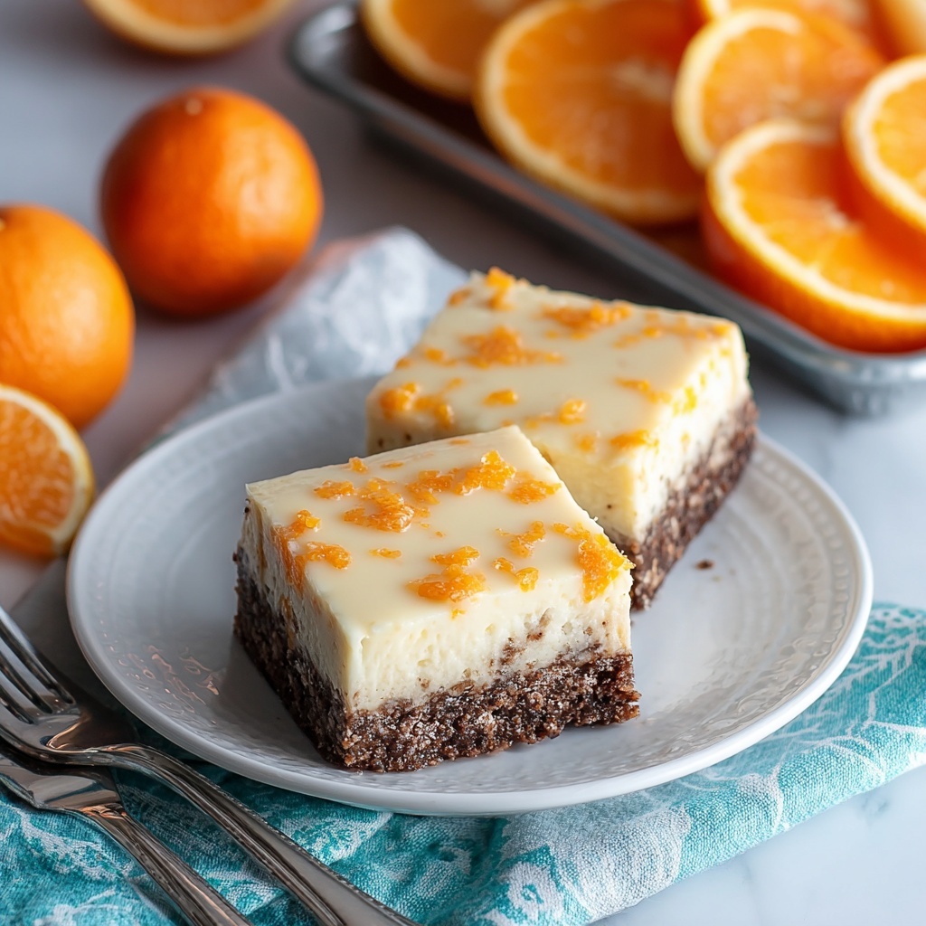 Blonde Orange Brownies Recipe - Recipe Image