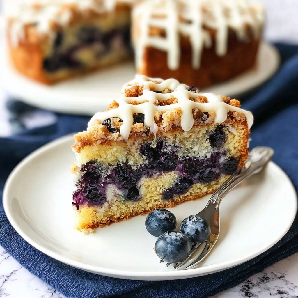 Blueberry Streusel Coffee Cake Recipe - Recipe Image