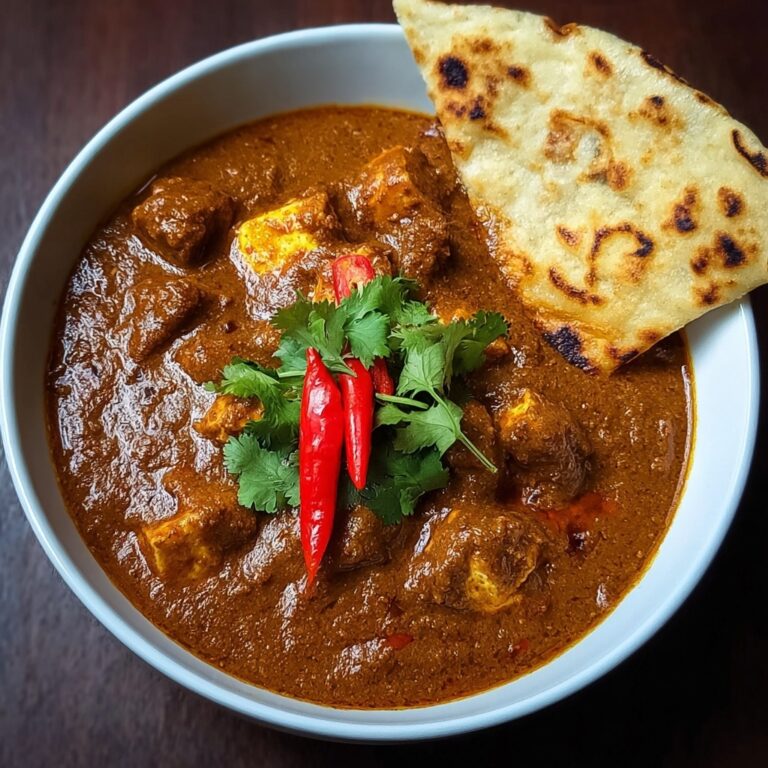 Indian Beef Curry with Tomato Gravy and Whole Spices Recipe