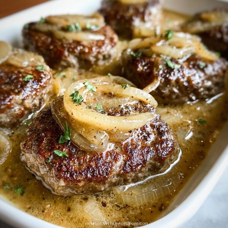 Amish Hamburger Steak Bake Recipe